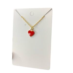 ed heart necklace